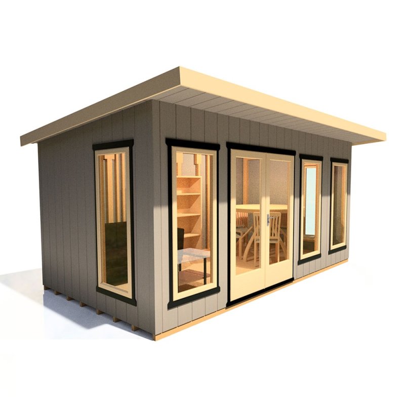 16x8 Shire Cali Insulated Garden Office