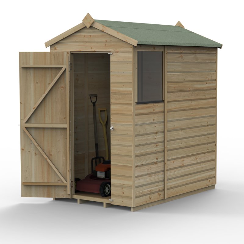 Forest Beckwood 6x4 Apex Shed - elbec garden buildings