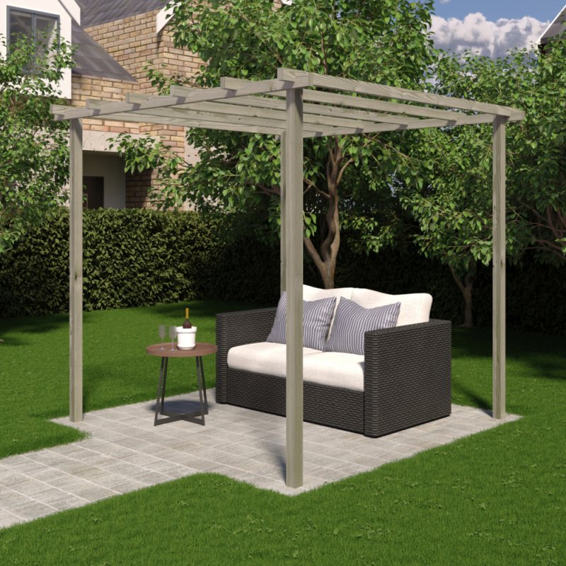 8x8 Shire Ivy Pergola Kit - Pressure Treated