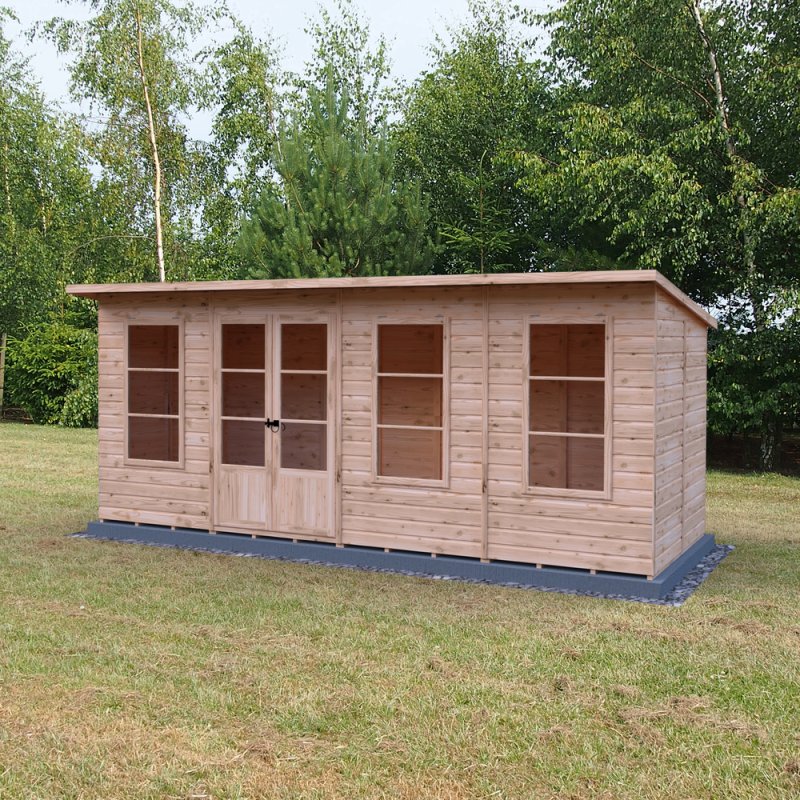 Shire Dahlia 16x6 Pent Summerhouse