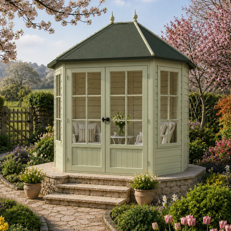 8x6 Shire Windermere Gazebo Summerhouse
