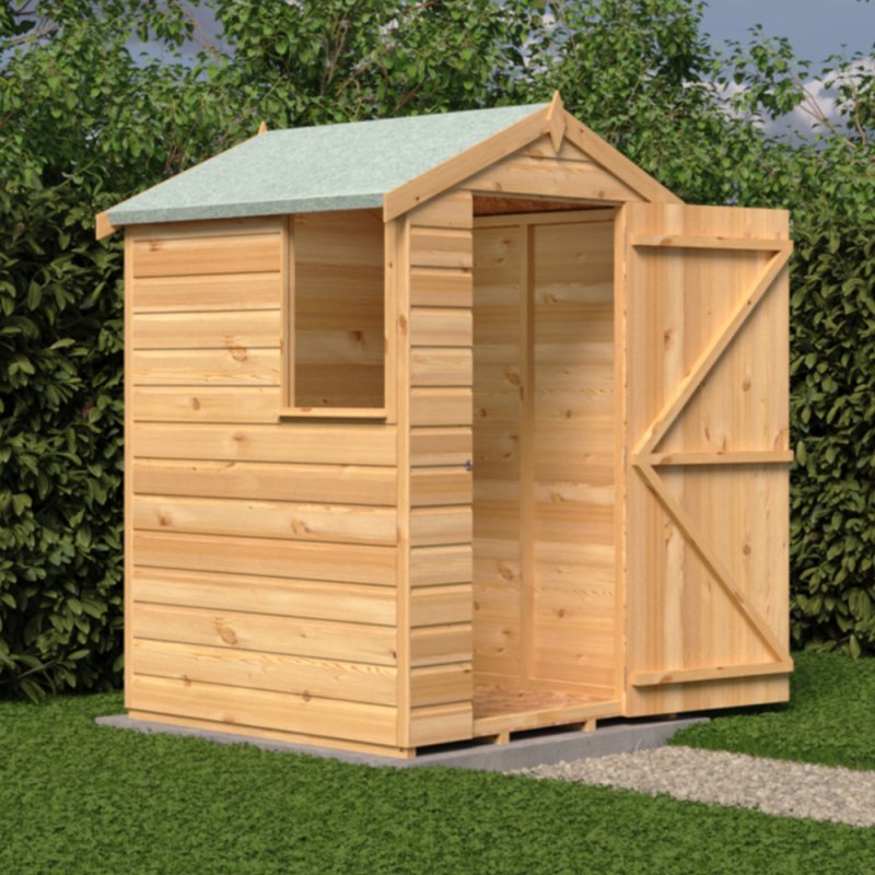 4x4 Shire Shetland Shiplap Apex Shed