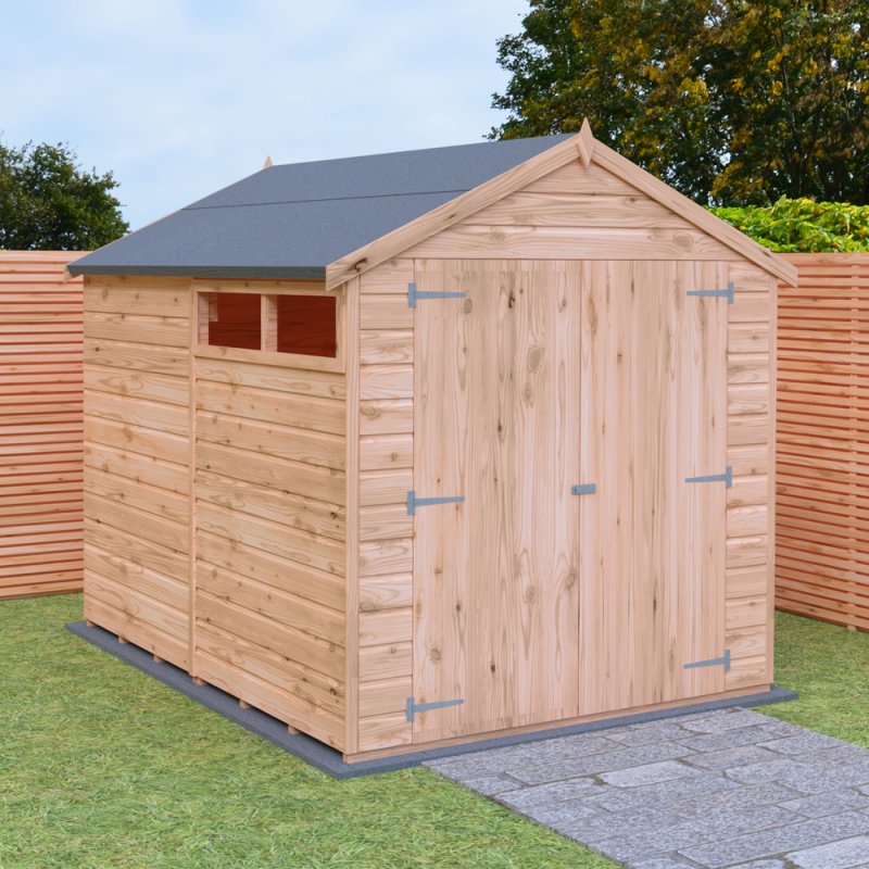Shire Langley Security Shiplap Apex 8x6 Shed