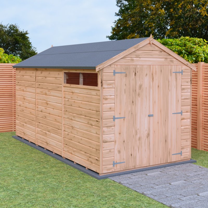 Shire Security Langley Shiplap Apex 12x6 Shed
