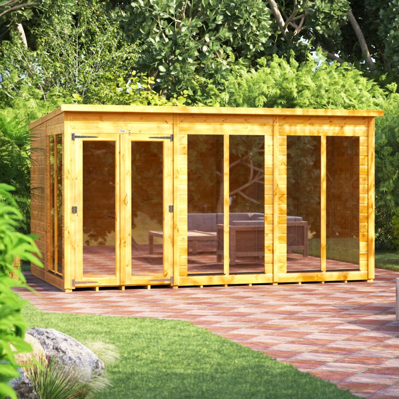 Powersheds 12x8 Pent Summerhouse