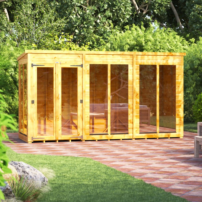 Powersheds 12x4 Pent Summerhouse