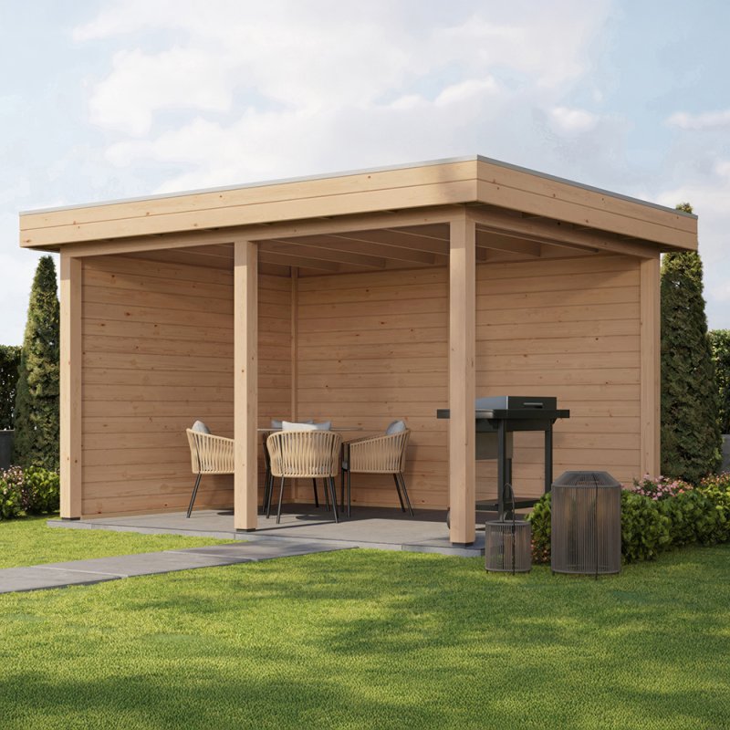 13 x 10 (3.88m x 3.0m) Lugarde Select Lenham Gazebo - in situ