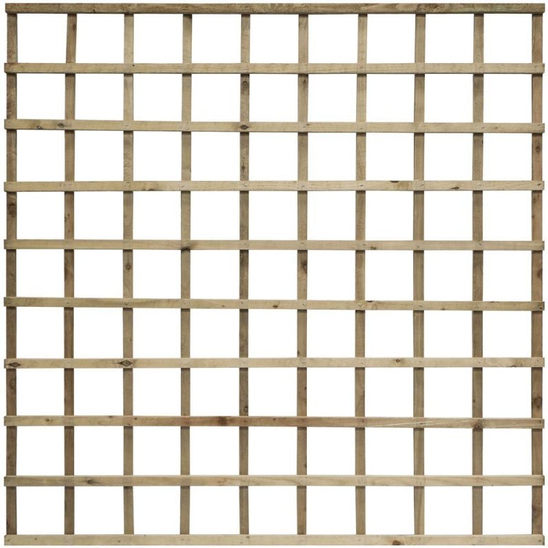 6 X 6 Rowlinson Heavy Duty Trellis - Pressure Treated - in situ