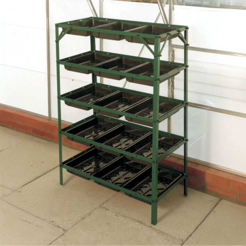 Elite 5 Tier Seed Tray Frame With 15 Trays