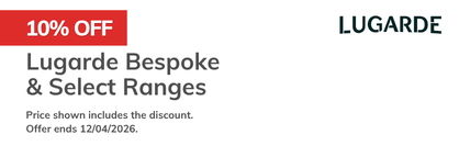 10% off lugarde bespoke and select ranges
