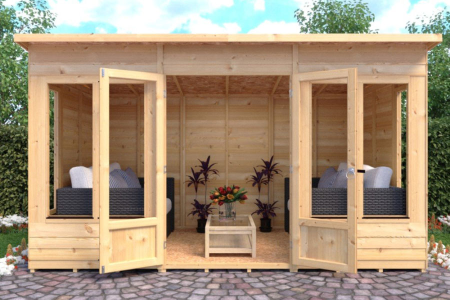 Open Patio Door Summerhouse