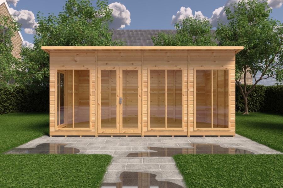 Open Patio Door Summerhouse