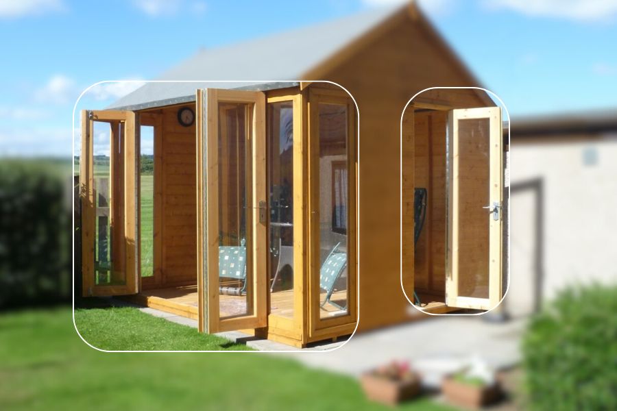 Summerhouse Floot To Ceiling Windows