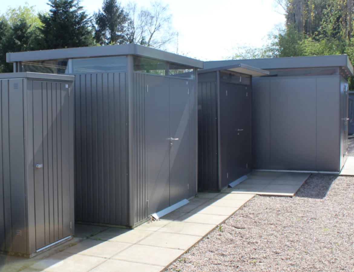 Show Site Biohort Metal Sheds
