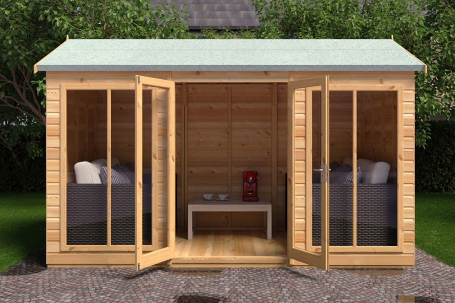 Summerhouse Floot To Ceiling Windows